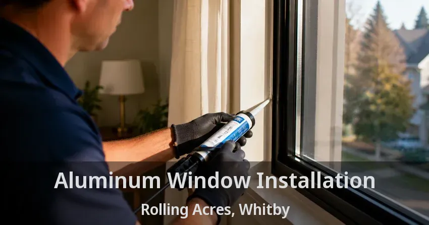 Aluminum Window Installation Rolling Acres, Whitby - ON
