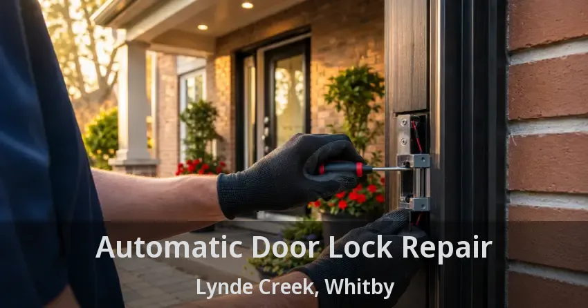 Automatic Door Lock Repair Lynde Creek, Whitby - ON