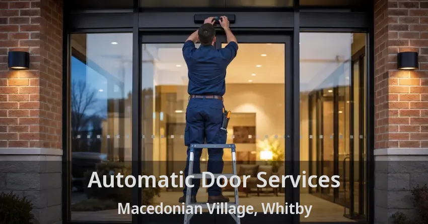 Automatic Door Services Macedonian Village, Whitby - ON