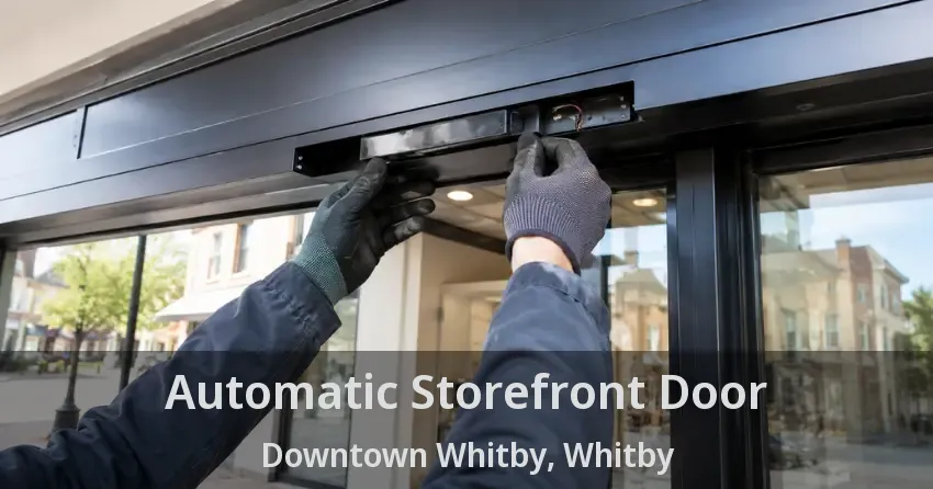Automatic Storefront Door Downtown Whitby, Whitby - ON