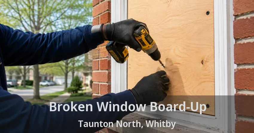 Broken Window Board-Up Taunton North, Whitby - ON
