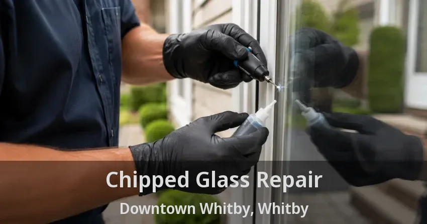 Chipped Glass Repair Downtown Whitby, Whitby - ON