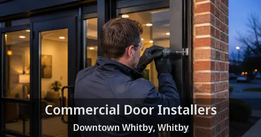 Commercial Door Installers Downtown Whitby, Whitby - ON