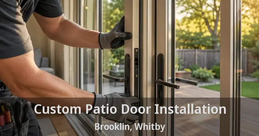 Custom Patio Door Installation Brooklin, Whitby - ON