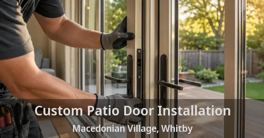 Custom Patio Door Installation Macedonian Village, Whitby - ON