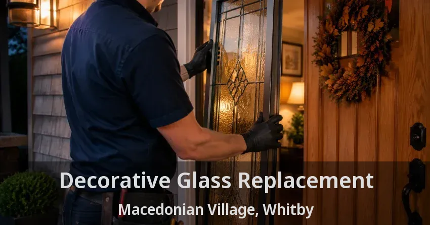 Decorative Glass Replacement Macedonian Village, Whitby - ON