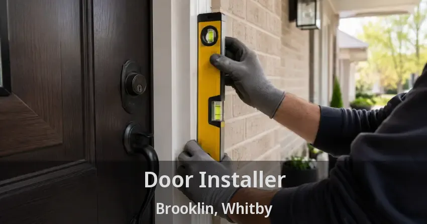 Door Installer Brooklin, Whitby - ON