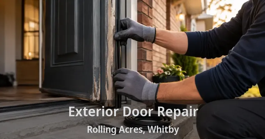 Exterior Door Repair Rolling Acres, Whitby - ON