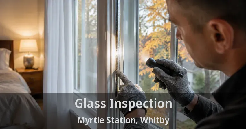 Glass Inspection Myrtle Station, Whitby - ON