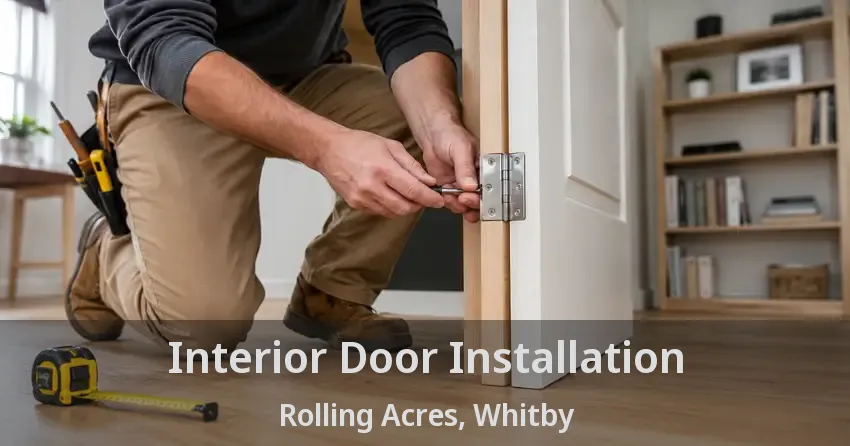 Interior Door Installation Rolling Acres, Whitby - ON