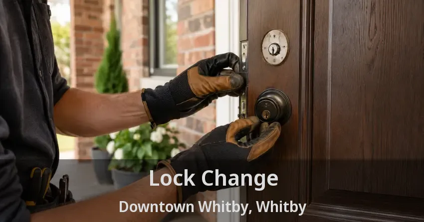 Lock Change Downtown Whitby, Whitby - ON