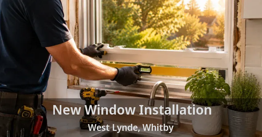 New Window Installation West Lynde, Whitby - ON