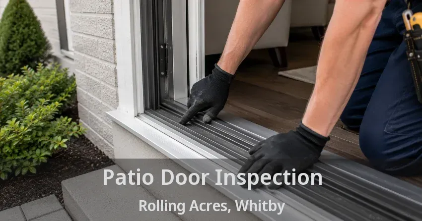 Patio Door Inspection Rolling Acres, Whitby - ON
