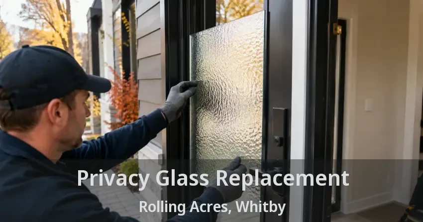 Privacy Glass Replacement Rolling Acres, Whitby - ON