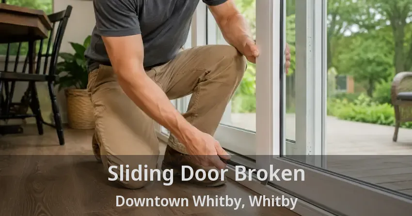 Sliding Door Broken Downtown Whitby, Whitby - ON