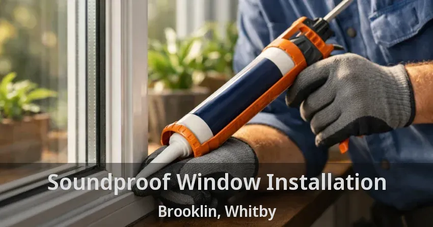 Soundproof Window Installation Brooklin, Whitby - ON