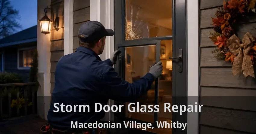 Storm Door Glass Repair Macedonian Village, Whitby - ON