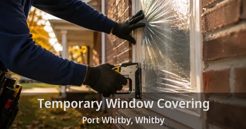 Temporary Window Covering Port Whitby, Whitby - ON