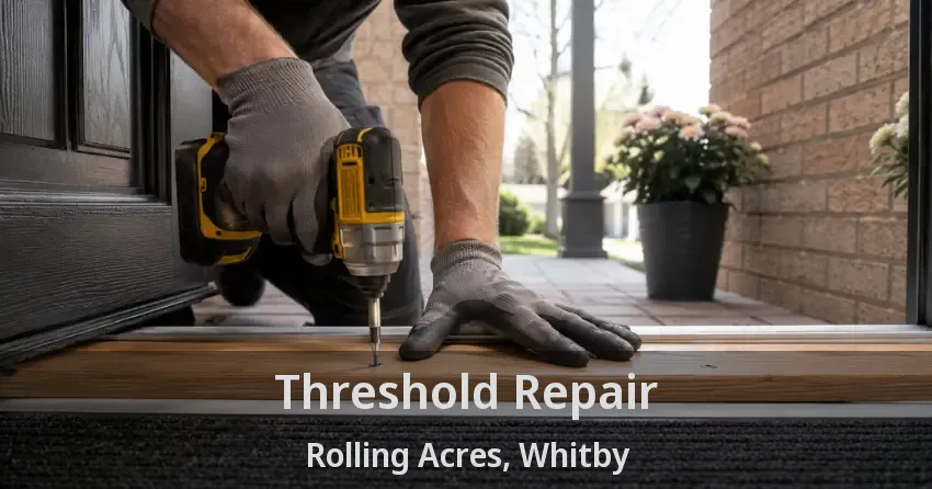 Threshold Repair Rolling Acres, Whitby - ON
