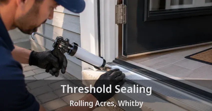 Threshold Sealing Rolling Acres, Whitby - ON
