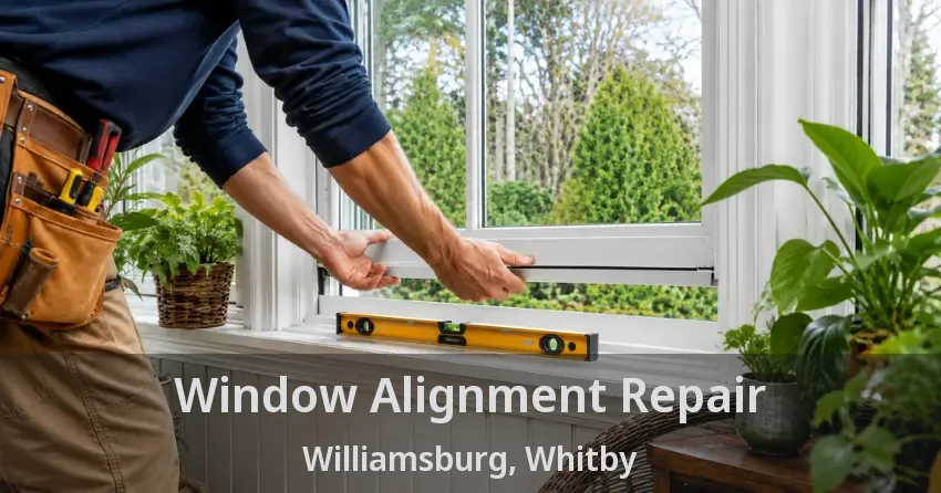 Window Alignment Repair Williamsburg, Whitby - ON