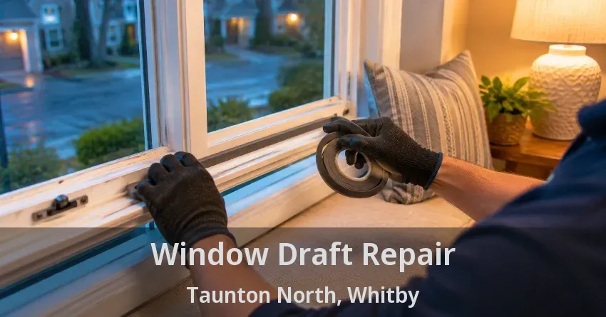 Window Draft Repair Taunton North, Whitby - ON