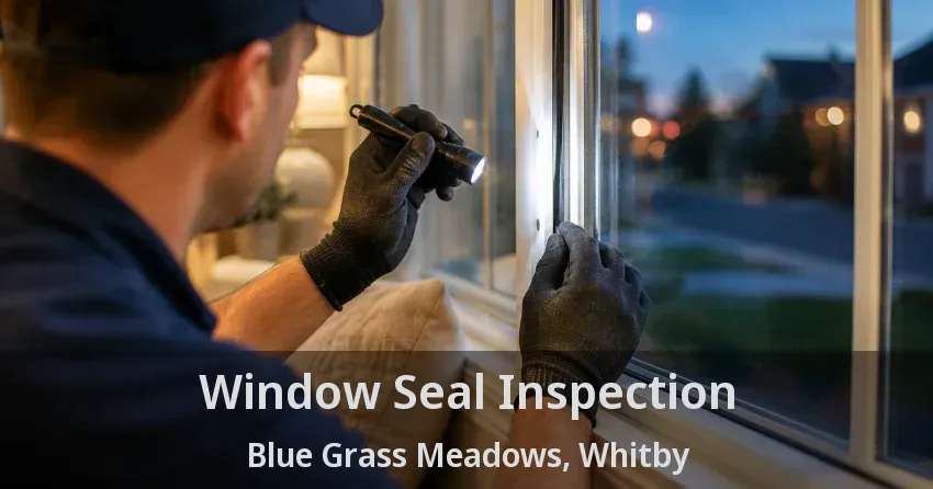 Window Seal Inspection Blue Grass Meadows, Whitby - ON
