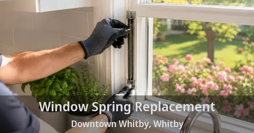 Window Spring Replacement Downtown Whitby, Whitby - ON