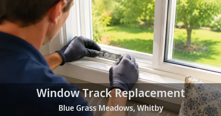 Window Track Replacement Blue Grass Meadows, Whitby - ON