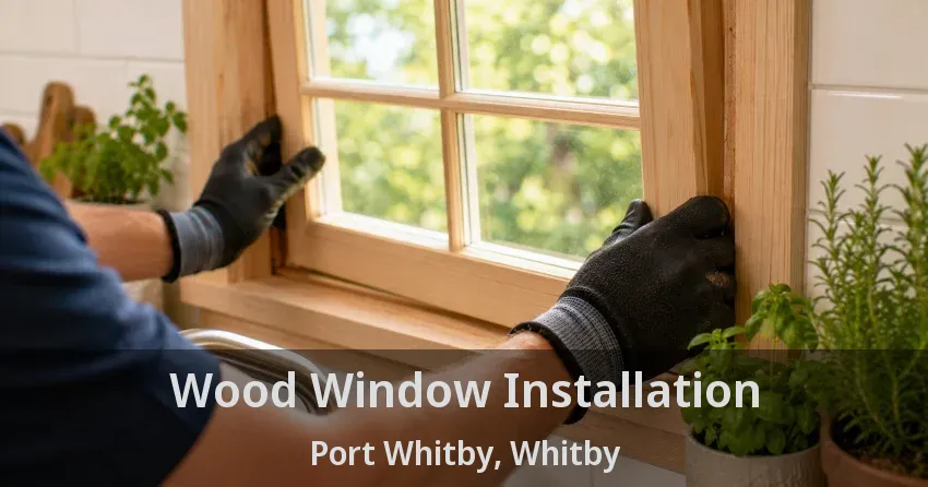 Wood Window Installation Port Whitby, Whitby - ON