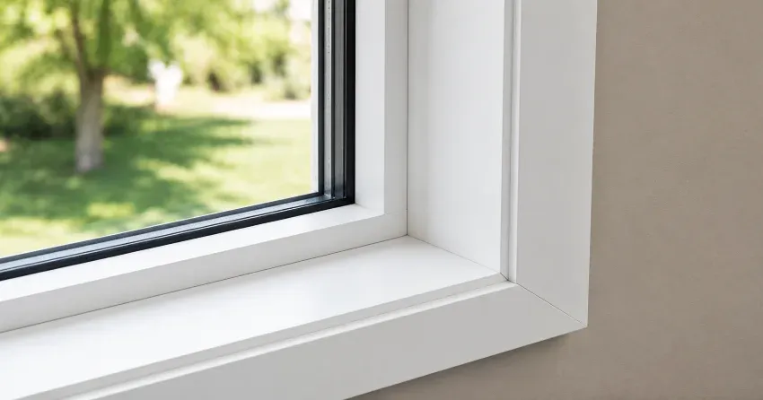 large picture window installed in a living room in Taunton North, Whitby