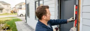 Front Door Installation Macedonian Village, Whitby